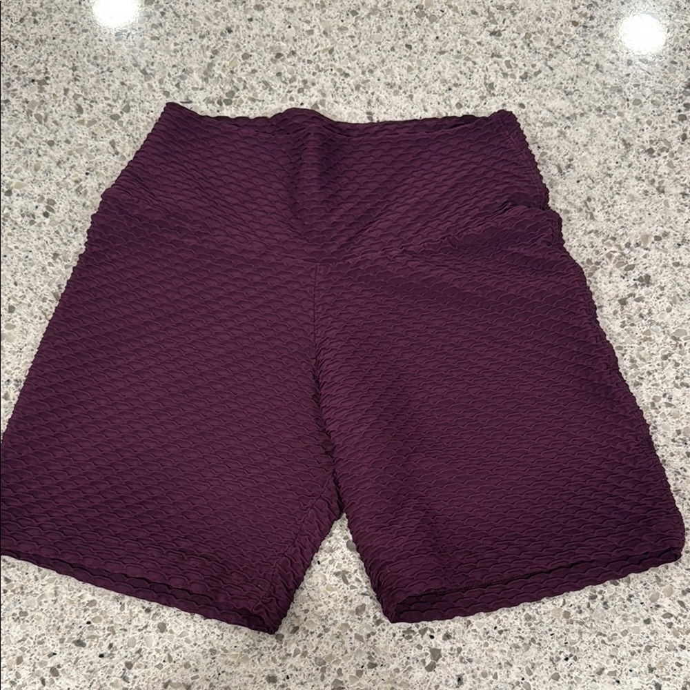 Booty by Brabants Purple Bike Shorts Textured Comfort